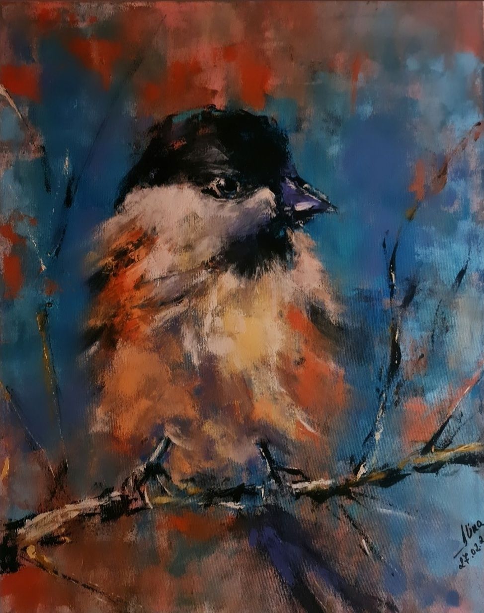 ArteDiAlina.com painting: The song is not an easy one